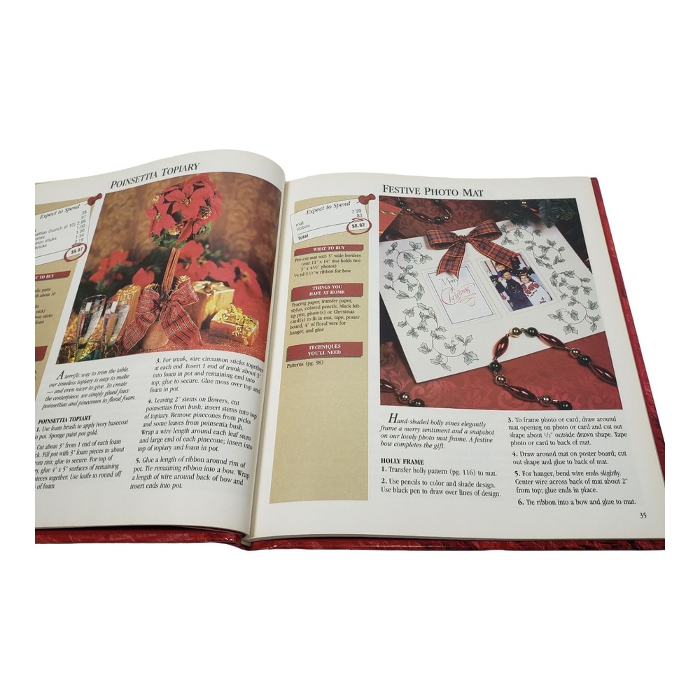 Christmas Gifts Under $10 Leisure Arts Clever Crafter Series Hardcover Book 1993 - Picture 6 of 13